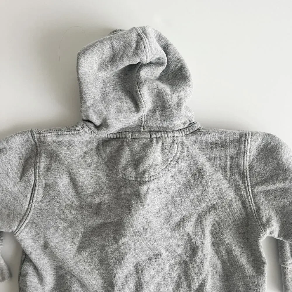Precious Cargo Size 2T Embroidered Logo Gray Zip Up Hoodie Sweatshirt